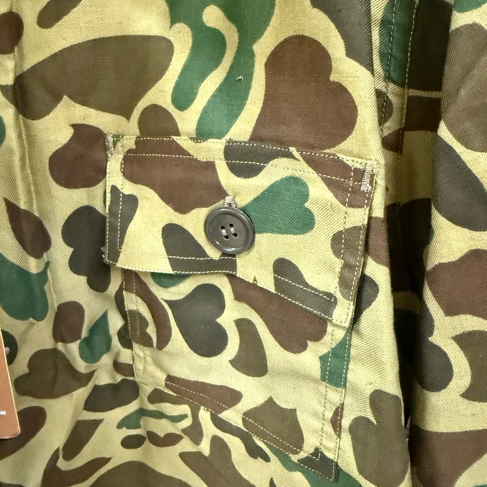 Vintage Green Camouflage Hunting Shirt/Jacket - Picture 3 of 5
